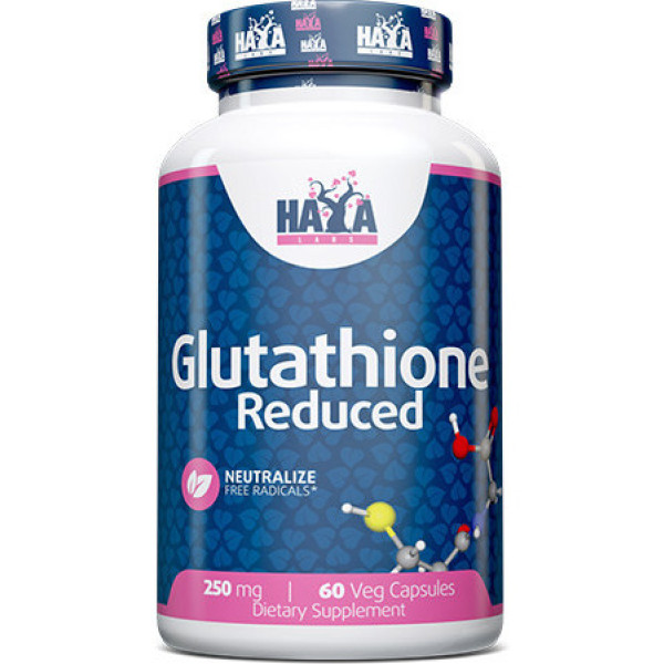 Haya Labs Glutathione 250 Mg 60 Vcaps