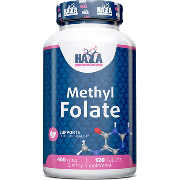 Haya Labs Methyl Folate 400 Mcg 120 Tabs