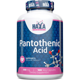 Haya Labs Pantothenic Acid 500 Mg - 100 Vcaps