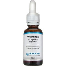 Douglas Liquide Vitamines D3 + K2- 25 Ml