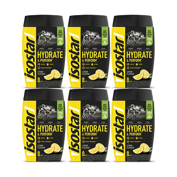 Isostar Hydrate & Perform 6 Bottles x 400 Gr