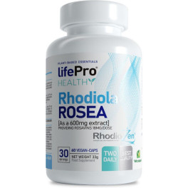 Life Pro Nutrition Rhodiola Rosea 600 Mg 60 Capsules Vegan