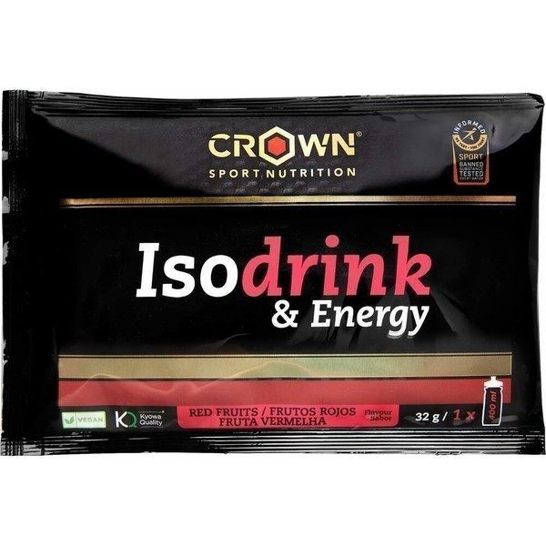 Crown Sport Nutrition Isodrink & Energy Monodose 1 Enveloppe X 32 Gr