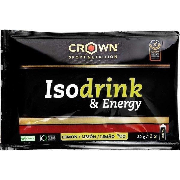 Crown Sport Nutrition Isodrink & Energy Monodose 1 Enveloppe X 32 Gr