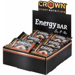 Crown Sport Nutrition Energy Bar 12 x 60g Barritas de avena energéticas para larga distancia con proteína