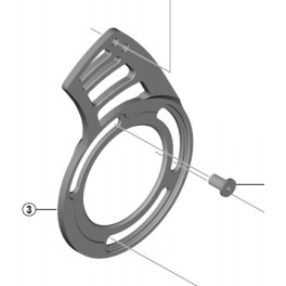 Shimano Placa Posterior Sm-cde80