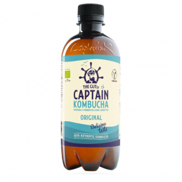 Captain Kombucha Original - Boisson Bio 1 Litre - Alternative Saine Aux Boissons Gazeuses