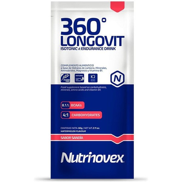 Nutrinovex Longovit 360 Drink 12 Enveloppen X 60 Gr