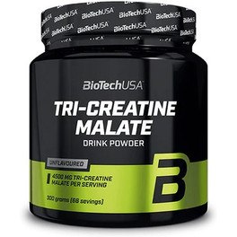 BioTechUSA Tri-Creatine Malaat 300 gr - Verhoogt de fysieke prestaties