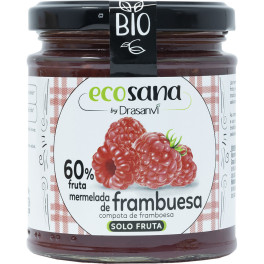 Ecosana Extra Suikervrije Frambozen Jam Bio 255 Gr