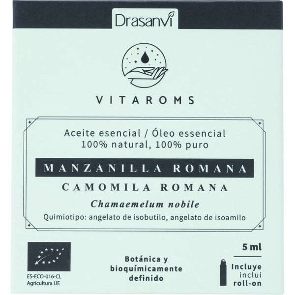 Drasanvi Essentiële Olie Romeinse Kamille Bio 5 Ml Vitaroms