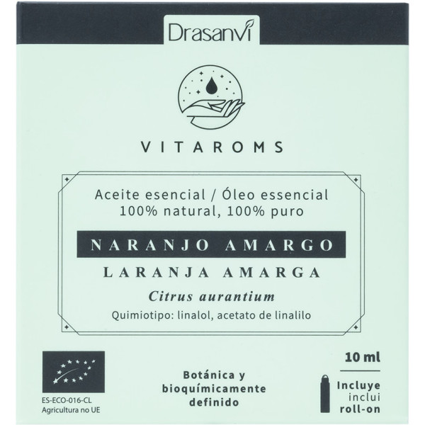 Drasanvi Bittere Sinaasappel Etherische Olie Bio 10 Ml Vitaroms