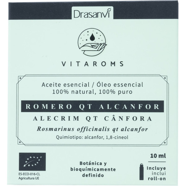 Drasanvi Rosmarino Olio Essenziale Qt Canfora Bio 10 Ml Vitaroms