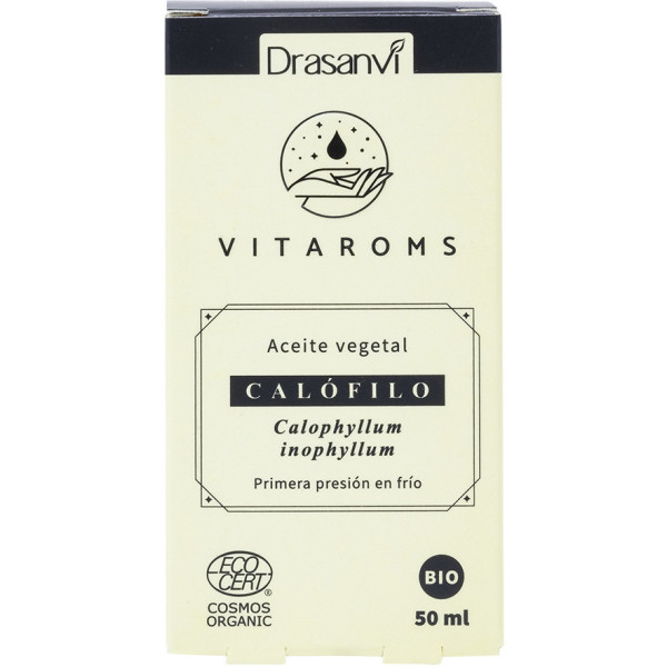 Drasanvi Aceite Vegetal Calofilo Bio (primera Presion Frio) 50 Ml Ecocert Vitaroms