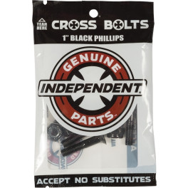 Independent Cross Bolts 1" Black Phillips - Unisex