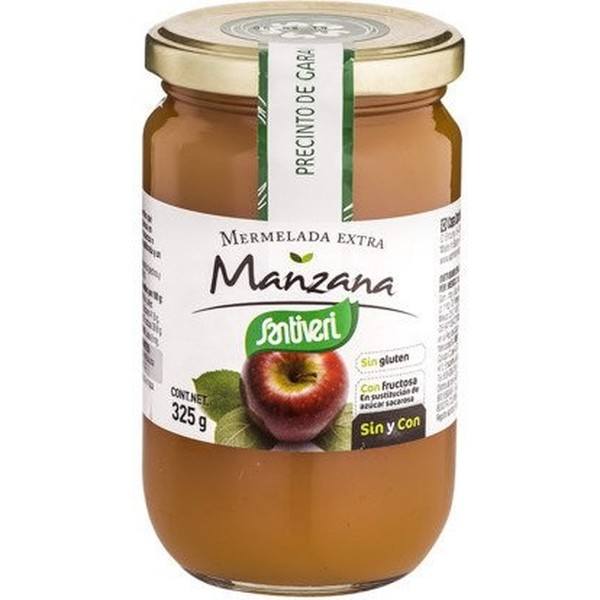 Santiveri Mermelada De Manzana Con Fructosa 325g - Alternativa Saludable para Meriendas y Desayunos