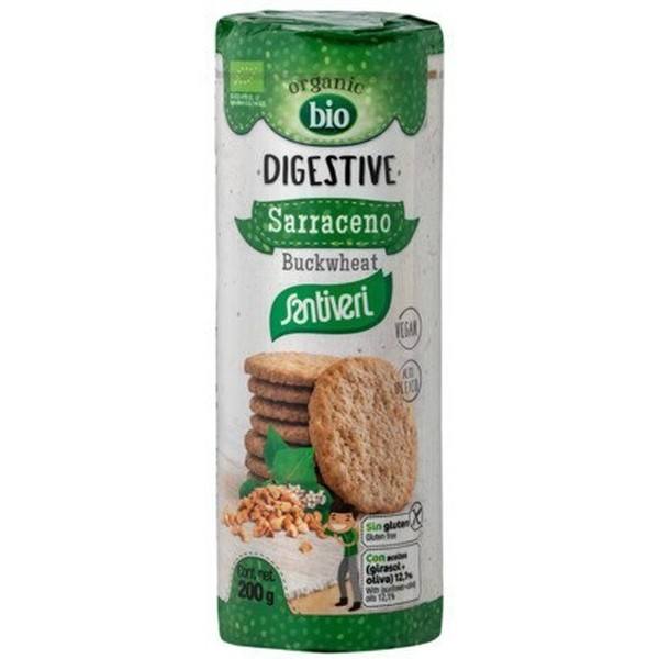 Biscuits digestifs au sarrasin bio Santiveri - 200 grammes - sans gluten