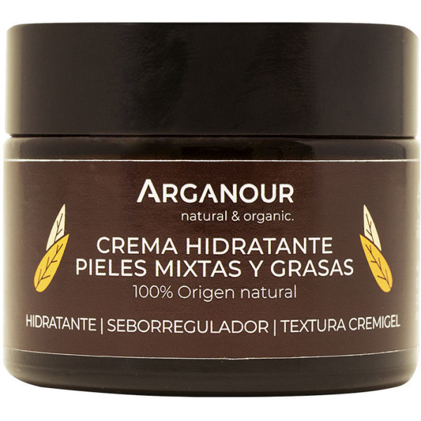 Arganour Moisturizing Cream Combinatie en Vette Huid 50 Ml Unisex
