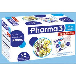 Bio3 Pharma 3 Dieet&detox 25 Sachets