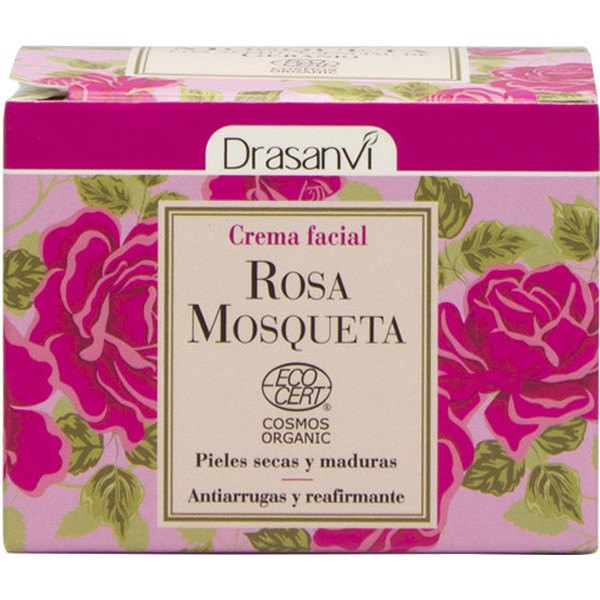 Drasanvi Crème Visage Ecocert Rose Musquée Bio 50 Ml