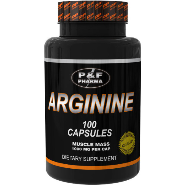 P&f Pharma Arginine - 100 Cápsulas