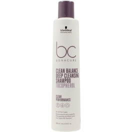 Schwarzkopf Bc Clean Balance Deep Cleansing Shampoo 250 Ml Unisex