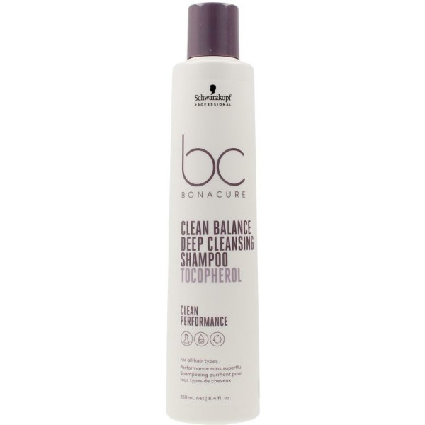 Schwarzkopf Bc Clean Balance Deep Cleansing Shampoo 250 Ml Unisex
