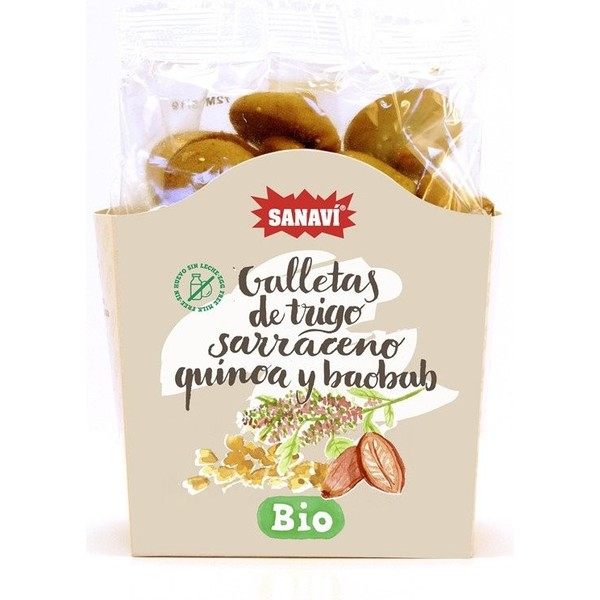 Sanavi Biscuit Sarrasin Quinoa Et Baobab 200 G