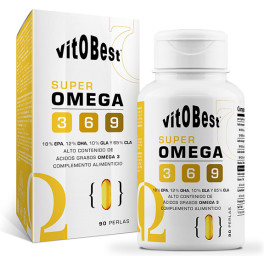 Vitobest Super Omega 3-6-9 90 Pérolas