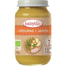 Babybio Potito Verdure e Prosciutto 200 Gr