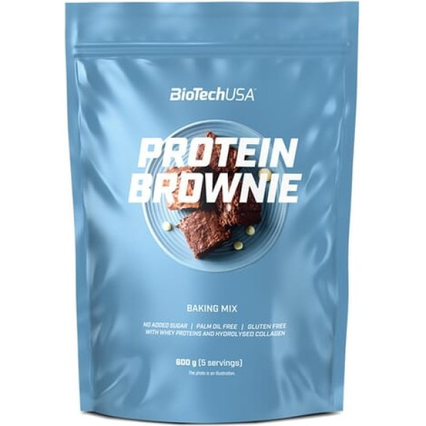 Biotech Usa Brownie Protéiné Végétalien 600 Gr