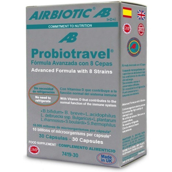 Airbiotic Probiotravel 30 Capsulas