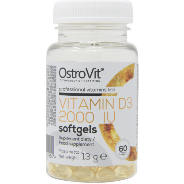 Ostrovit Vitamin D3. 2000 Iu 60 Perlas