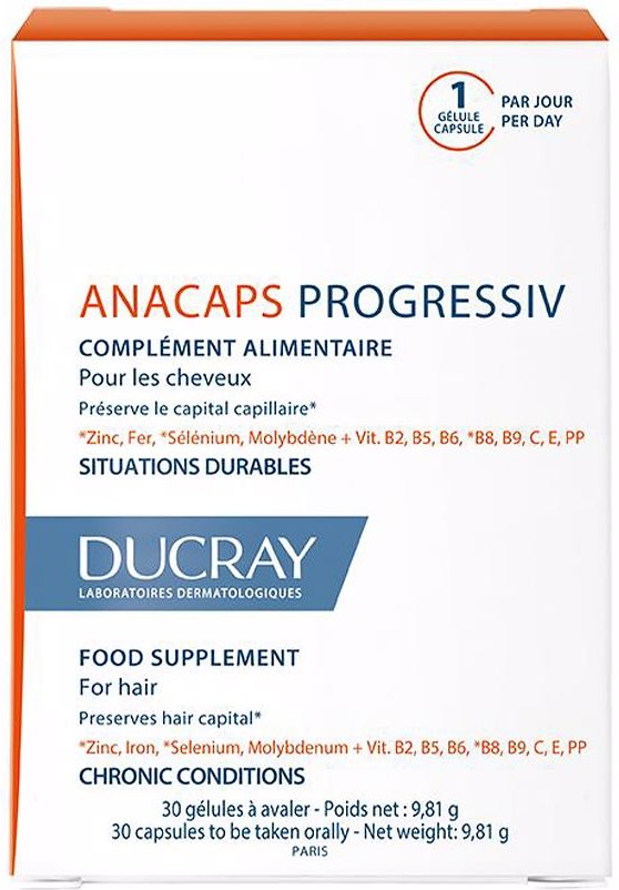 Ducray Anacaps Progressiv Complement Progressive Fall 30 U Unisex