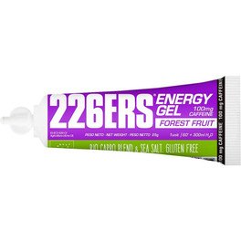 226ERS Energy Gel BIO Forest Fruits com 100 mg de Cafeína - 1 gel x 25 gr / Sem Glúten e Lactose