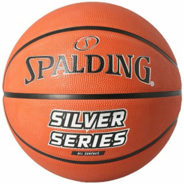 Spalding Balón De Baloncesto Silver Series  5 Naranja