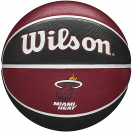 Wilson Balón De Baloncesto Miami Heat  Rojo Oscuro