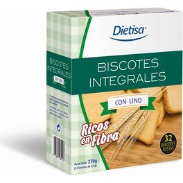 Dietisa Flachs Crisp 32 Einheiten 270 Gr