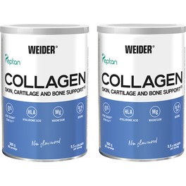 Pack Weider Collageen - Collageen met Hyaluronzuur en Magnesium 2 potjes x 300 gr