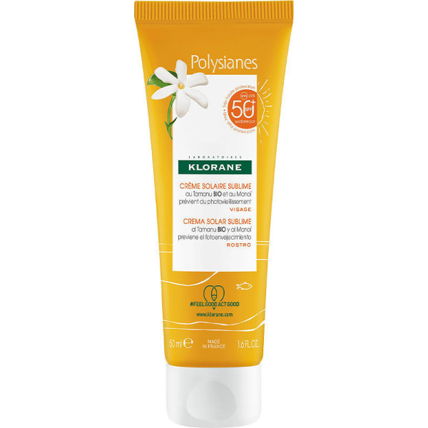 Klorane Monoï Y Tamanu Bio Crema Solare Sublime Spf50+ 50 Ml Unisex