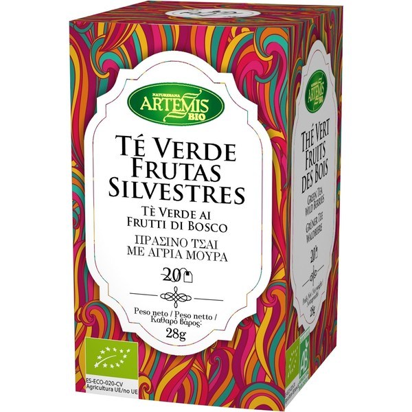 Artemis Bio Thé Vert Fruits Sauvages Eco 20 Filtres