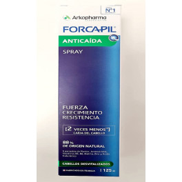 Arkopharma Forcapil Anticaída Spray 125ml - Fuerza. Vitalidad Y Resistencia Al Cabello -altamente Concentrada En Activos-asocia