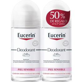 Lote Desodorante Roll-on Eucerin Ph5 2 peças unissex