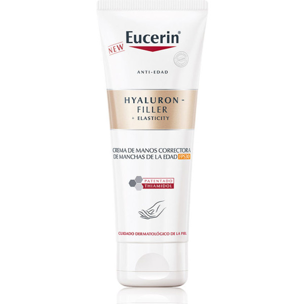 Eucerin Hyaluron Filler + Elasticity Crème Mains Correctrice 75 Ml Unisexe