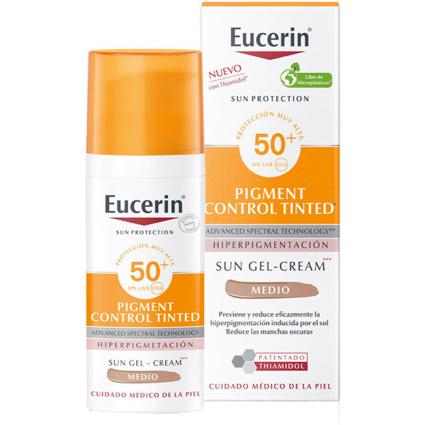 Eucerina Sun Protection Pigment Control SPF50+ Colorato Medio 50 ml Unisex