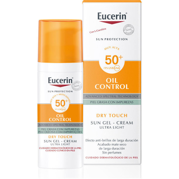 Eucerina Protection Solaire Oil Control Toucher Sec SPF50+ 50 ml Mixte