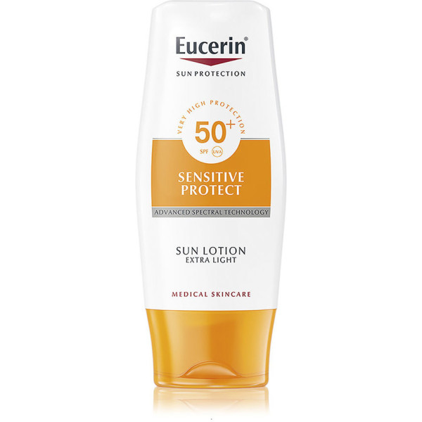 Eucerin Sensitive Protect Lozione Solare Extra Leggera SPF50+ 150 ml unisex