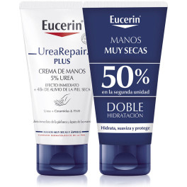 Eucerin Urearepair Plus Crema Mani 5% Urea Lotto 2 Pezzi Unisex