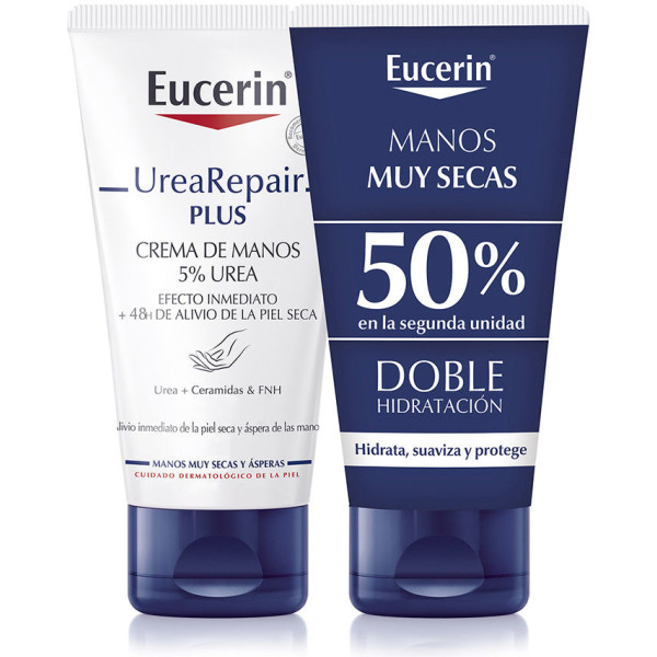 Eucerin Urearepair Plus Crème Mains 5% Urée Lot 2 Pièces Unisexe