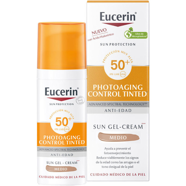 Eucerin Photoaging Control Cc Sun Cream Spf50+ 50 Ml Unisex